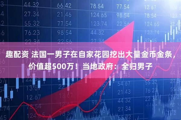 趣配资 法国一男子在自家花园挖出大量金币金条，价值超500万！当地政府：全归男子